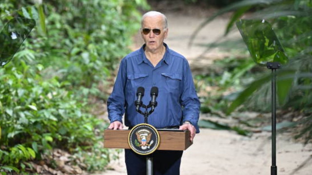 Em Manaus, Biden diz que economia e meio ambiente podem ser tratados juntos