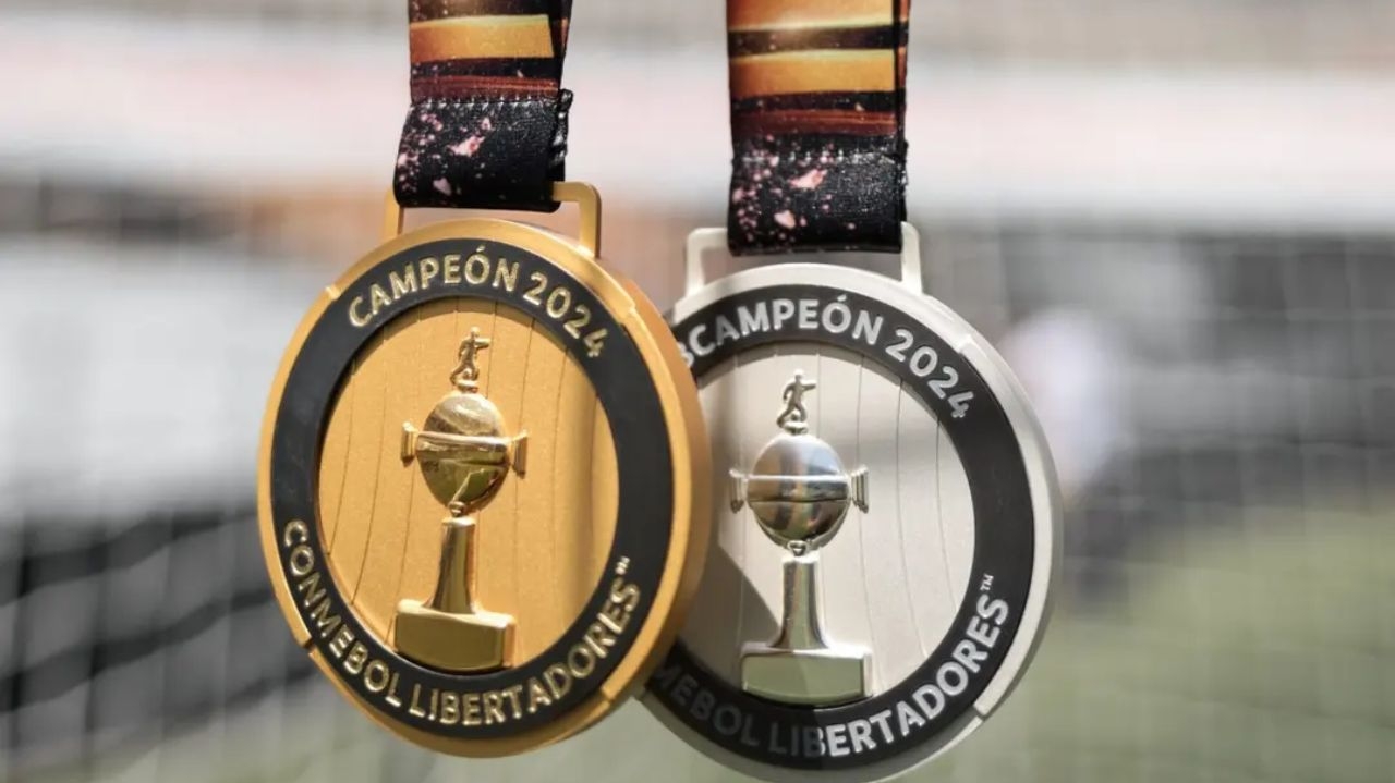Medalhas da Libertadores ganham novo design para final de 2024
