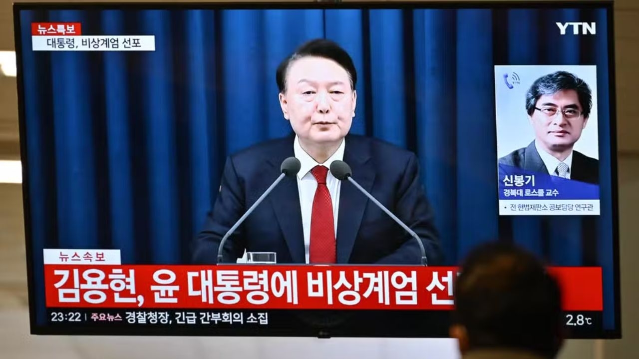 Presidente da Coreia do Sul decreta lei marcial