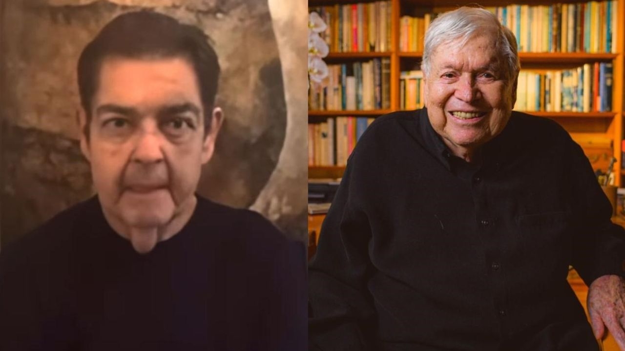 Faustão reaparece na web para prestar homenagem à Boni