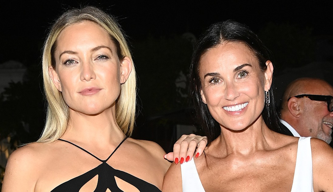Demi Moore e Kate Hudson causam em tapete vermelho de Festival