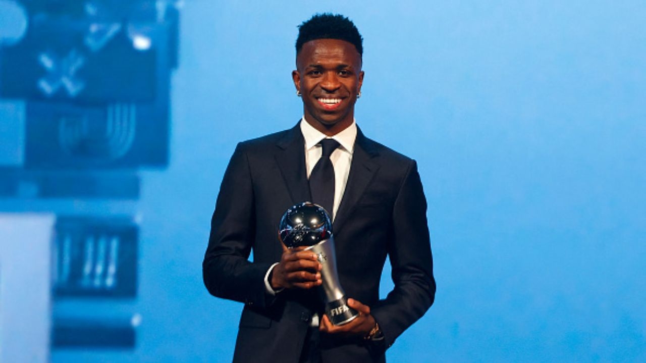 Vinicius Junior é eleito o melhor jogador do mundo pela FIFA