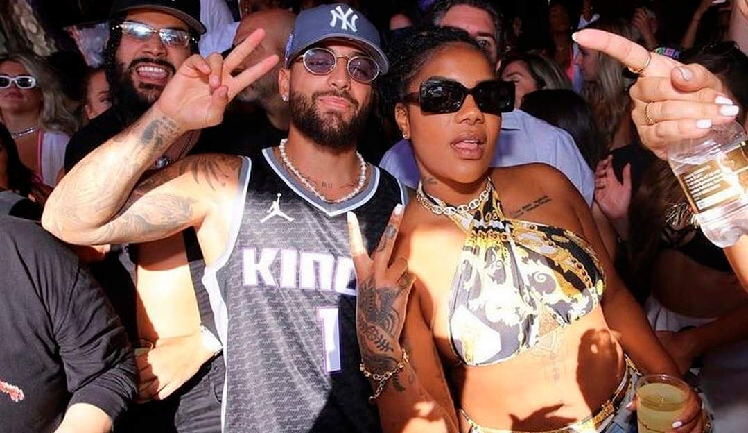 Ludmilla e Maluma curtem Pool Party em Los Angeles
