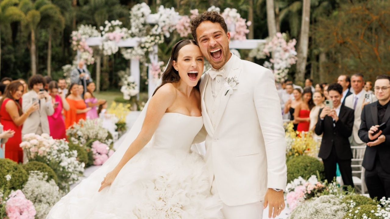 Larissa Manoela compartilha vídeo com detalhes da 3º festa de casamento