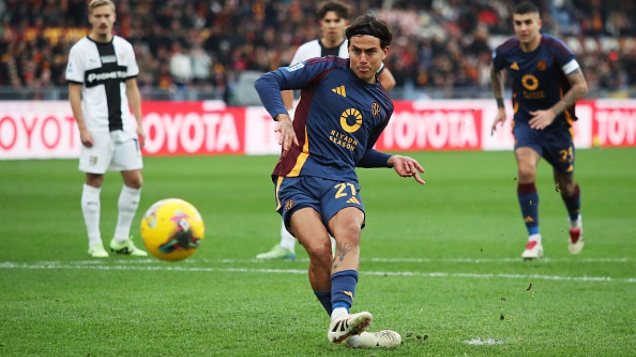 Dybala brilha na goleada da Roma sobre o Parma