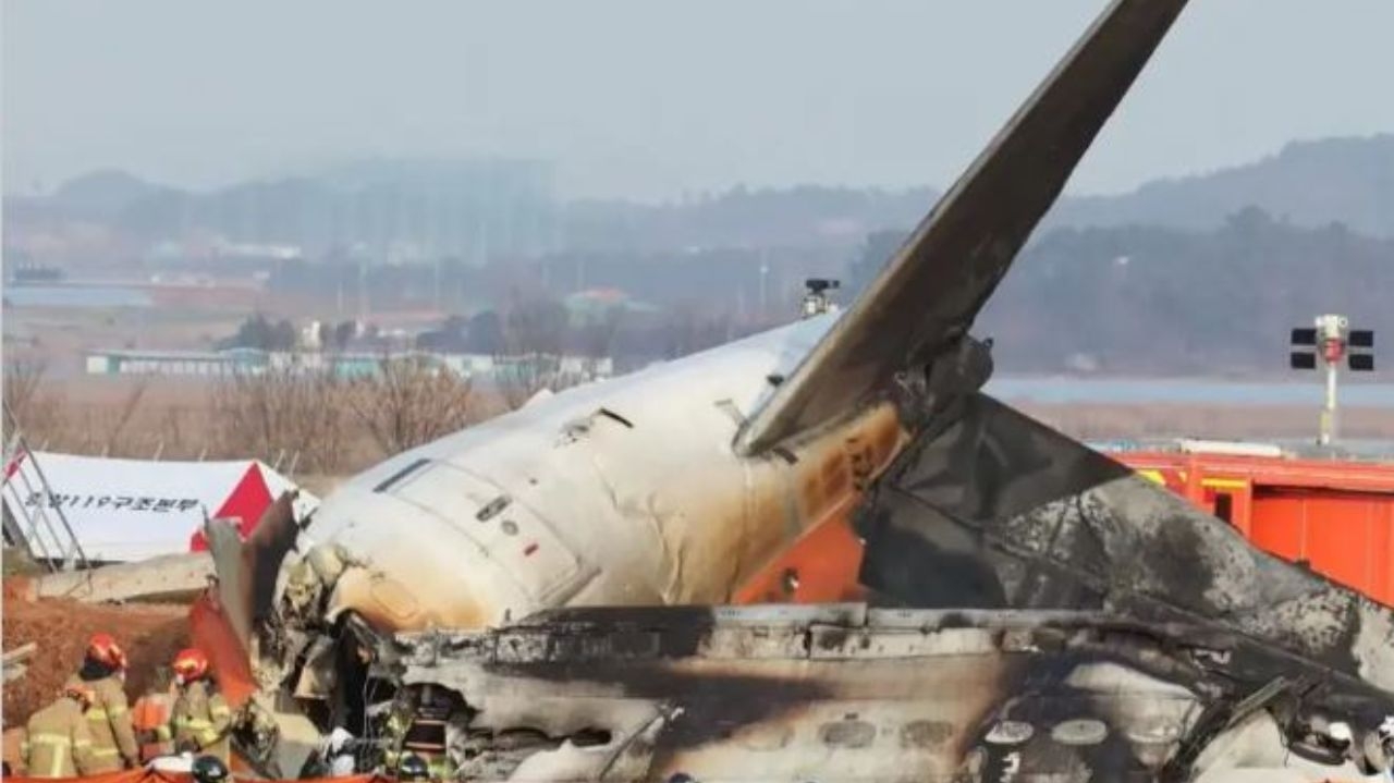 Avião bate em muro na Coreia do Sul e deixa 179 mortos