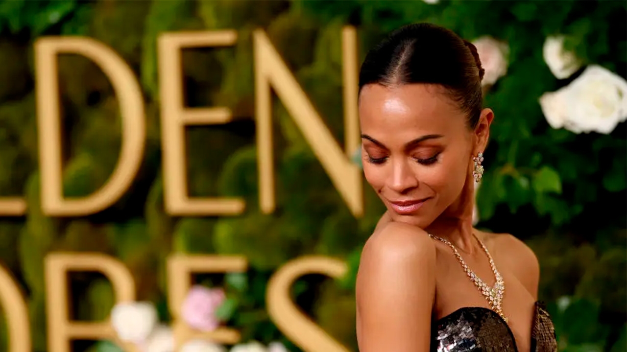 Globo de Ouro: Zoe Saldana vence a categoria Melhor Atriz Coadjuvante