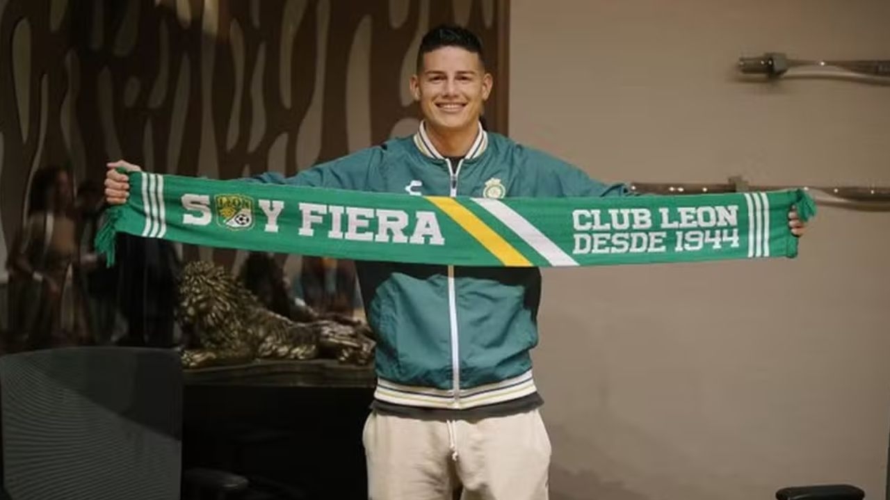 León, clube do Super Mundial, anuncia James Rodríguez