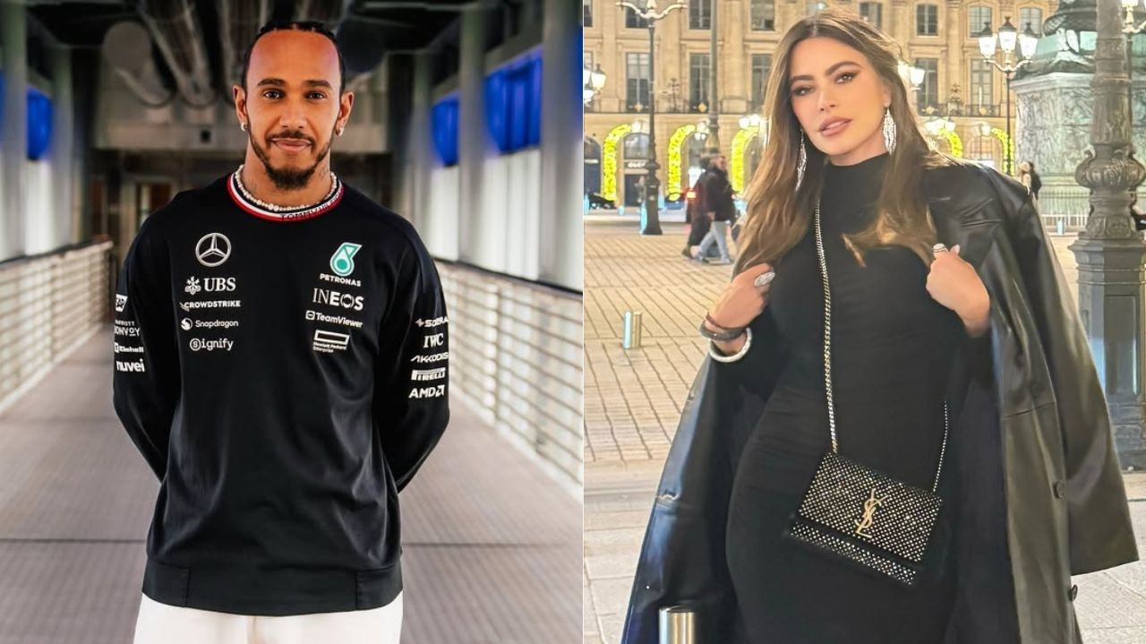 Lewis Hamilton e Sofia Vergara são vistos almoçando juntos em Nova York