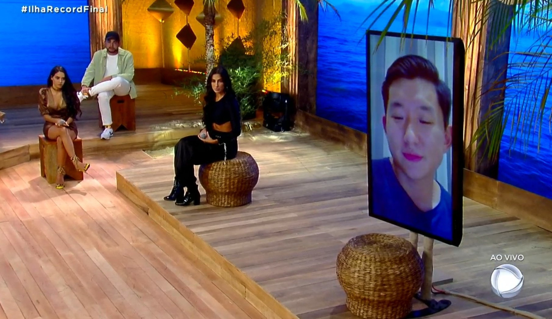 Pyong Lee participa da final da ‘Ilha Record’ de casa por testar positivo para Covid-19