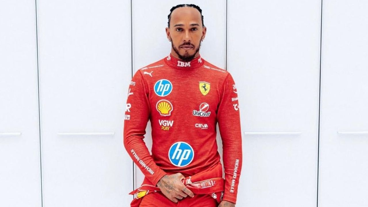 Hamilton afirma que pilotar carro da Scuderia Ferrari foi “uma das melhores sensações da vida”