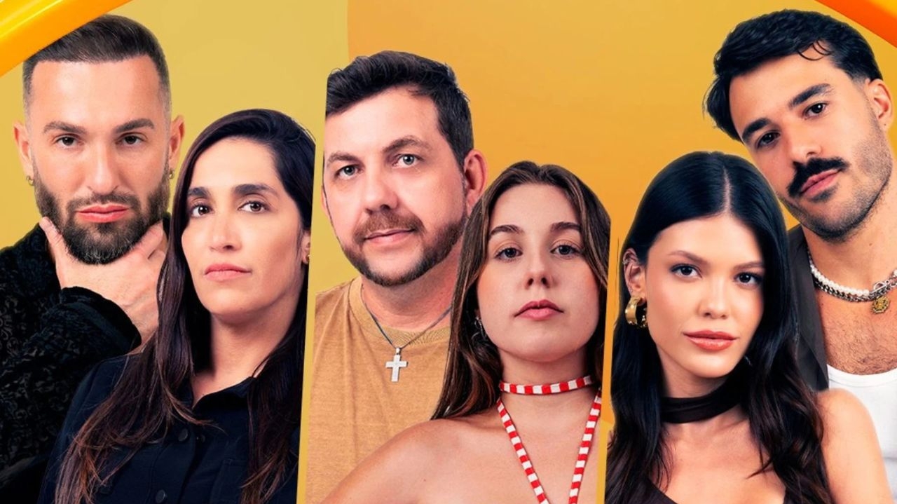 BBB 25: Diego e Daniele, Vitória e Mateus e Edilberto e Raissa formam o paredão deste domingo