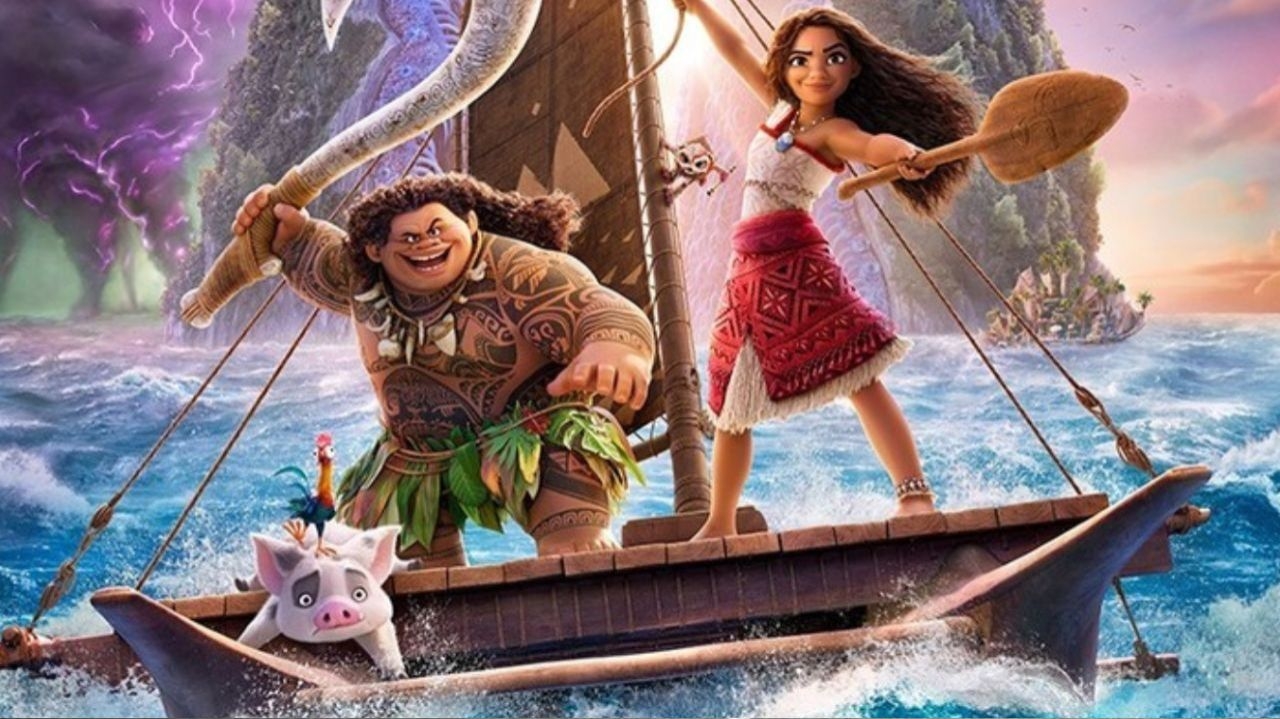 Cena descartada de Moana 2 continha monstros dentro de um molusco gigante
