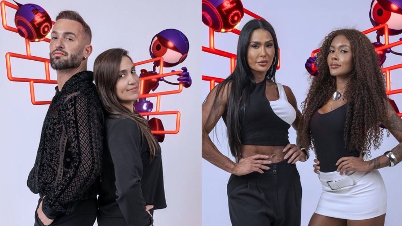 BBB 25: Diego, Daniele, Gracyanne e Giovanna formam o paredão desta semana