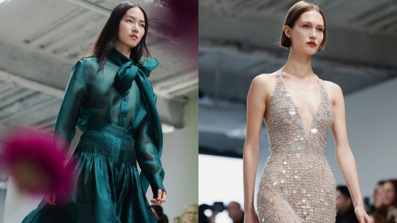 Carolina Herrera transforma seu desfile na New York Fashion Week em um jardim