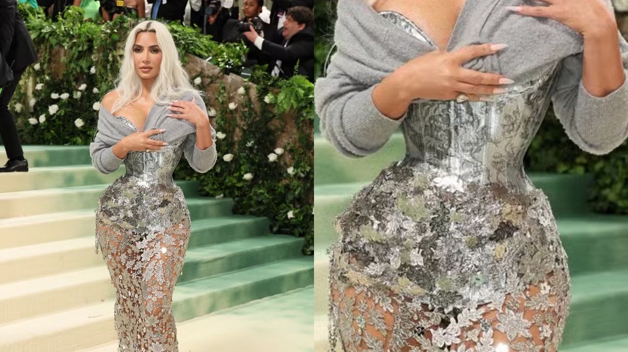 Kim Kardashian aponta desconforto em roupa usada no Met Gala 2024