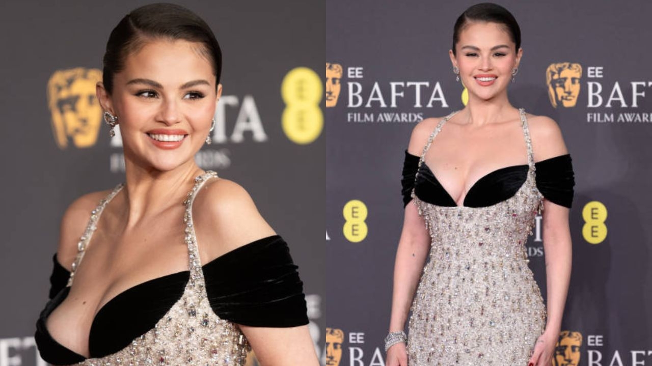 Selena Gomez veste Schiaparelli no BAFTA 2025