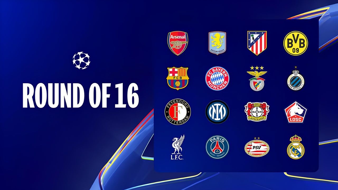 Definidos os classificados para as oitavas da Champions League