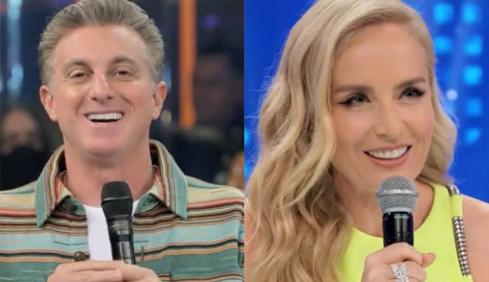 Luciano Huck e Angélica trocam juras de amor no Domingão do Huck