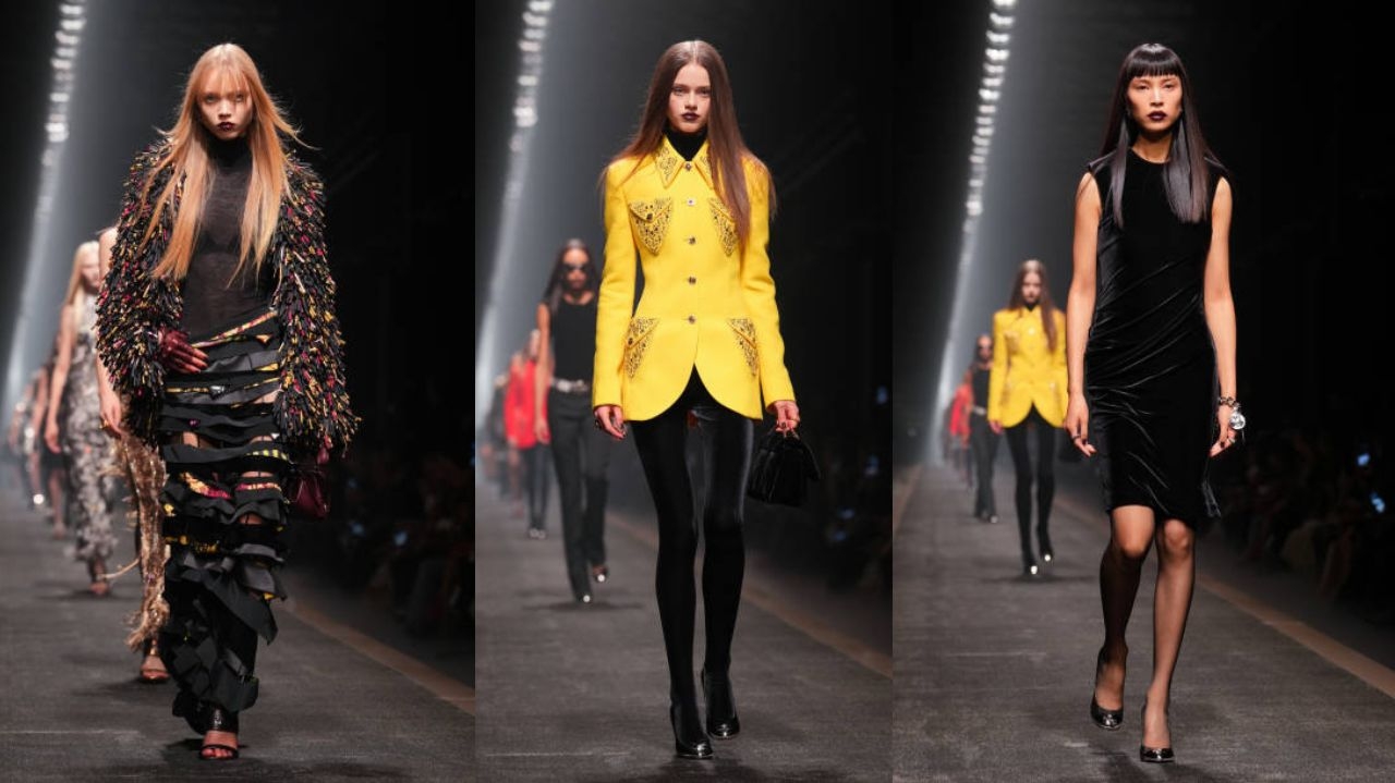 Confira as principais tendências da Versace para o outono