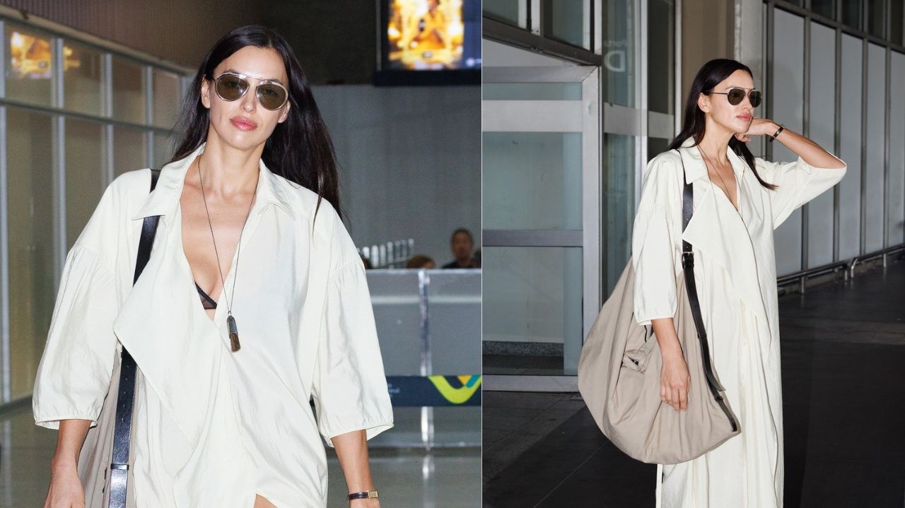 Irina Shayk desembarca no Brasil para curtir seu primeiro Carnaval