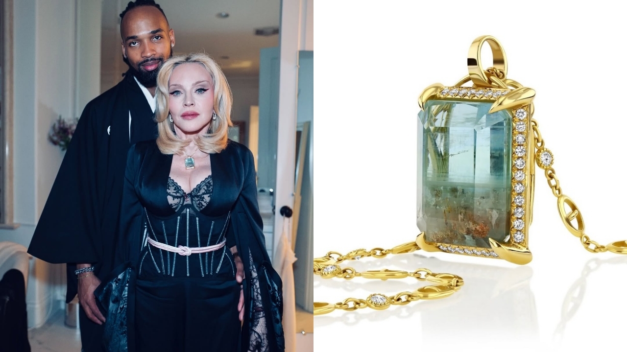 Saiba mais sobre o colar de R$ 180 mil usado por Madonna no Oscar 2025