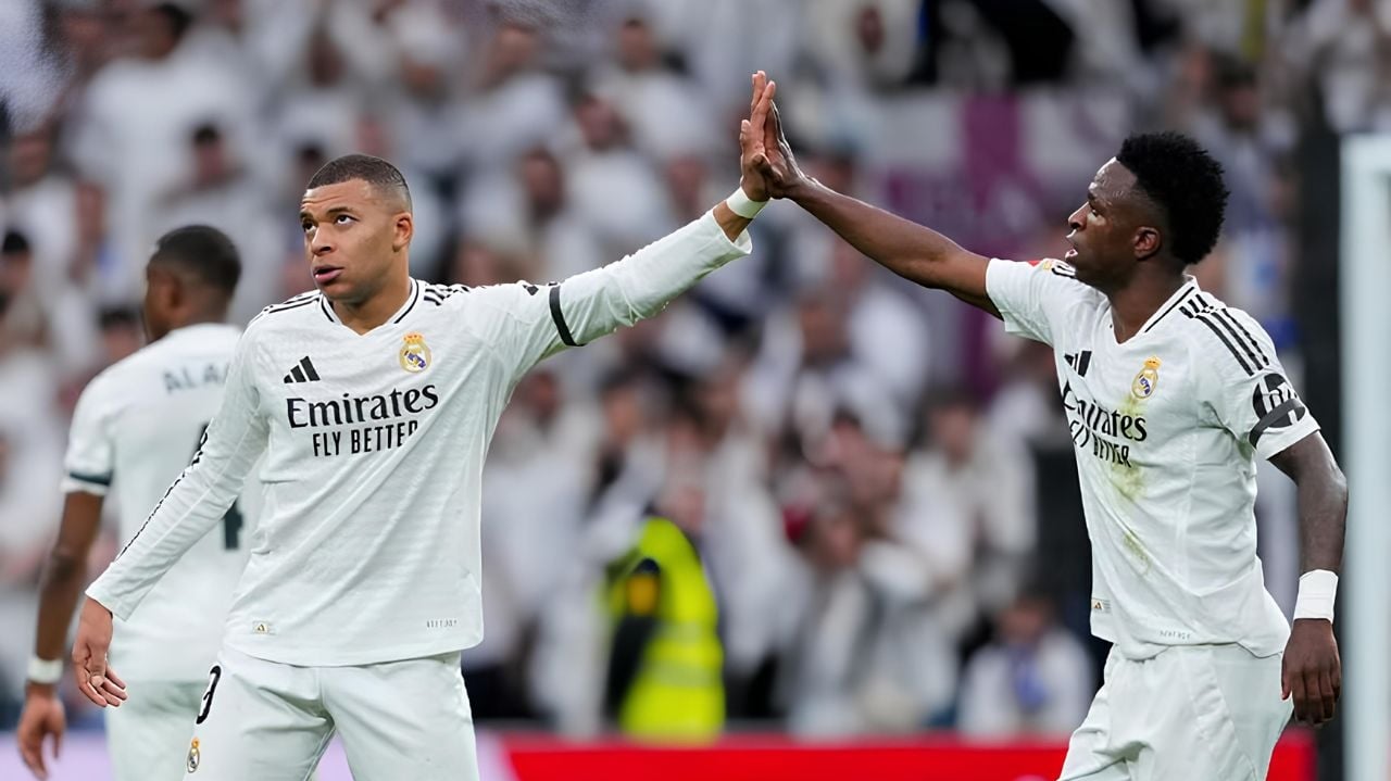 Mbappé e Vini Jr brilham no Real, apesar de rumores de inimizade