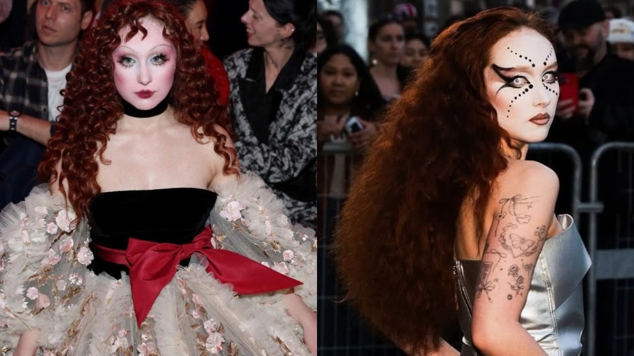 Chappell Roan exibe maquiagens ousadas na Semana de Moda de Paris