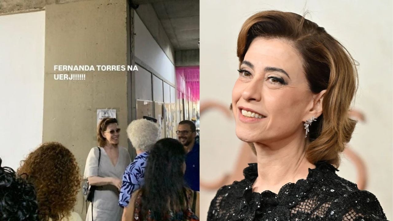 Fernanda Torres causa euforia em estudantes e redes sociais em sua presença pela UERJ