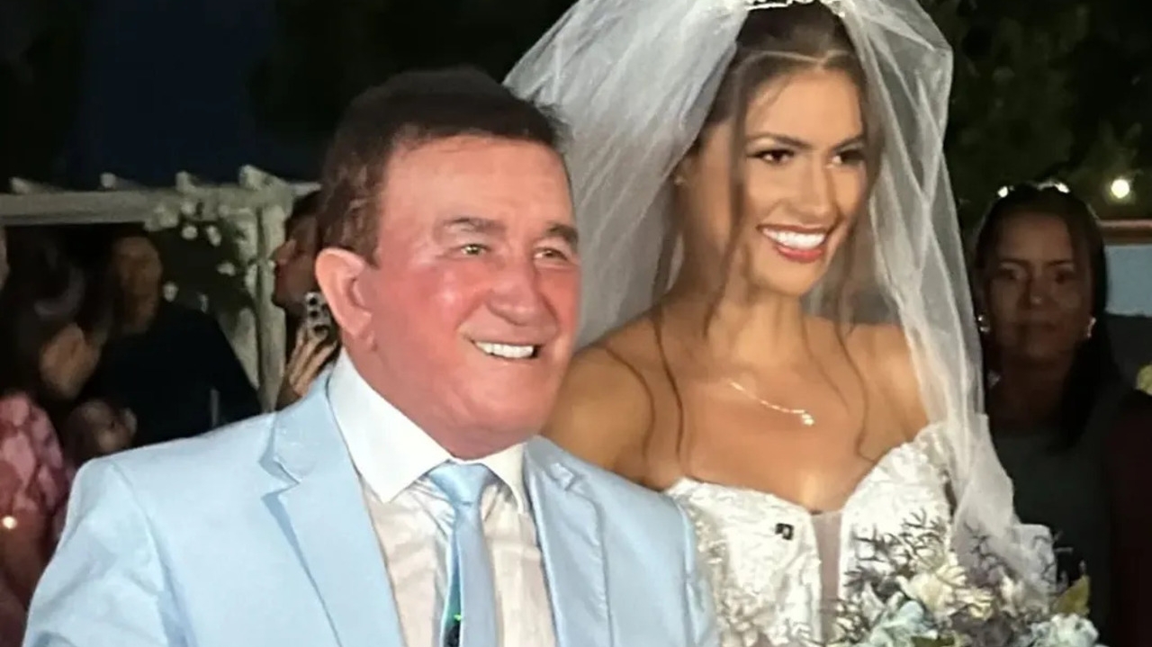 Amado Batista se casa com Miss Mato Grosso em cerimônia luxuosa