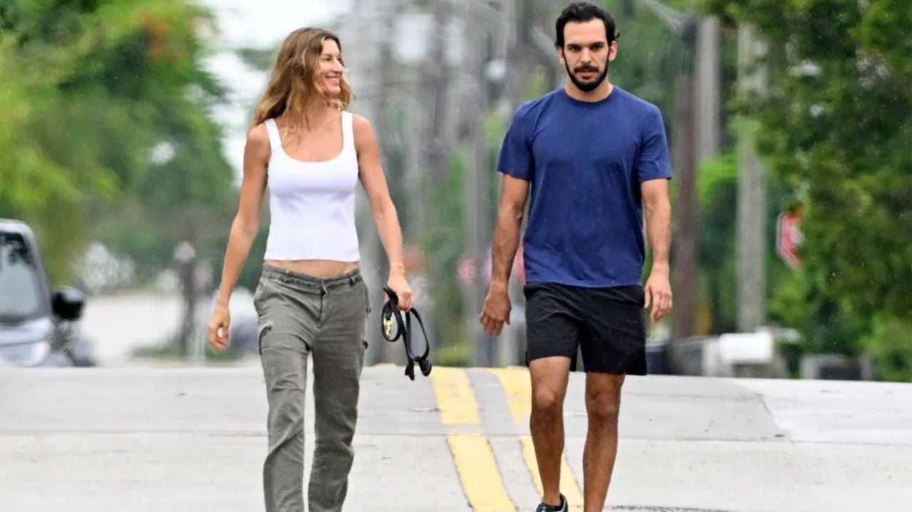 Gisele Bündchen e Joaquim Valente fazem primeira aparição pública com filho recém-nascido
