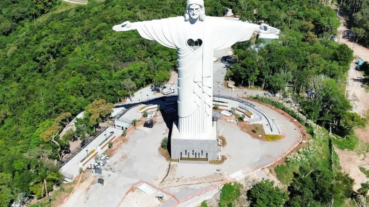Maior estátua de Cristo do Brasil será inaugurada no RS