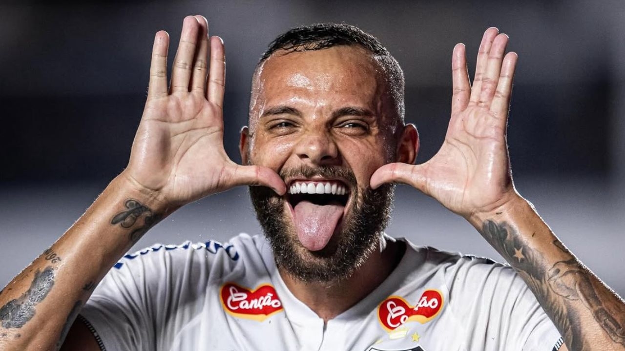 Guilherme, atacante do Santos, termina o Campeonato Paulista como artilheiro