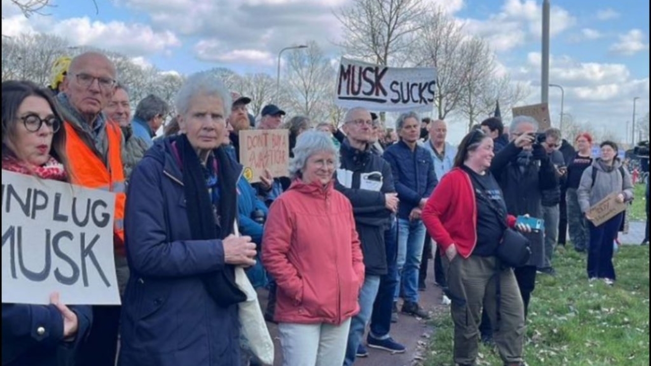 Mais de 200 protestos contra a Tesla e Elon Musk são registrados nos EUA