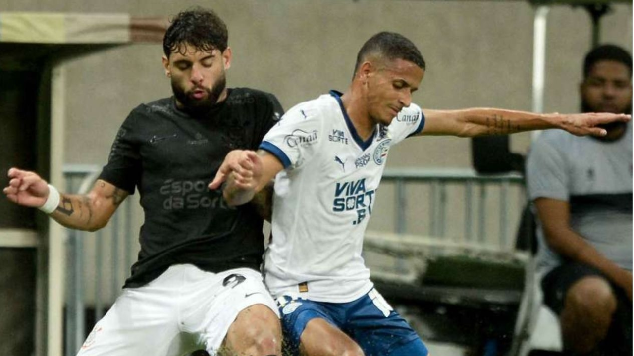 Corinthians busca empate contra o Bahia e soma primeiro ponto no Brasileirão