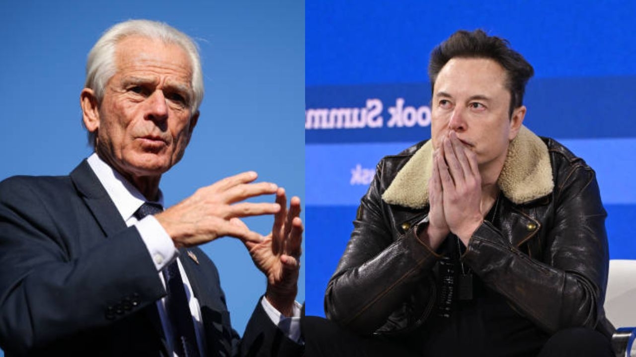 Porta-voz da Casa Branca ameniza tensão entre Musk e assessor comercial de Trump, Peter Navarro