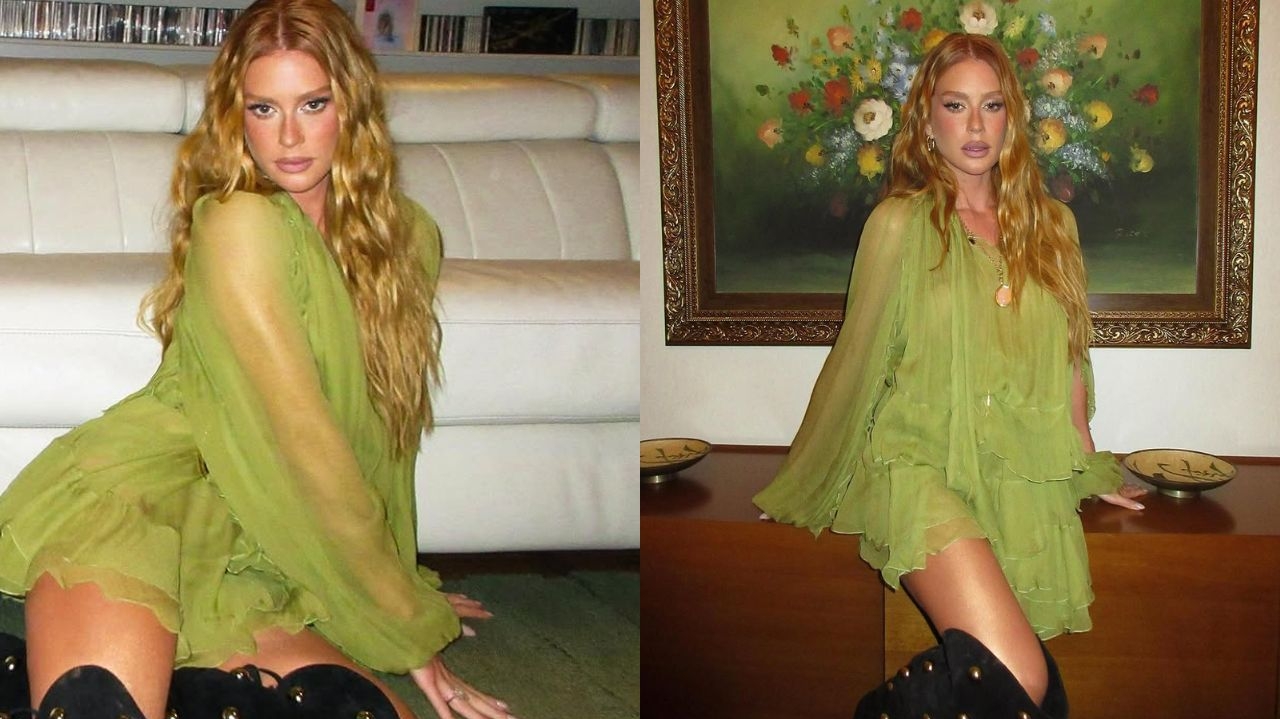 Marina Ruy Barbosa aposta em estilo “boho chic” para subir ao palco com Luísa Sonza