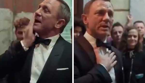Daniel Craig se emociona ao se despedir da equipe em seu último dia de filmagem como James Bond