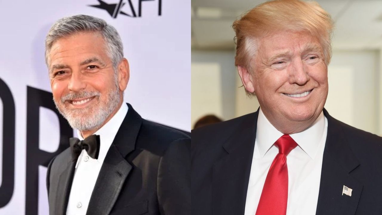 George Clooney rebate Trump: “Meu trabalho não é agradar o presidente”
