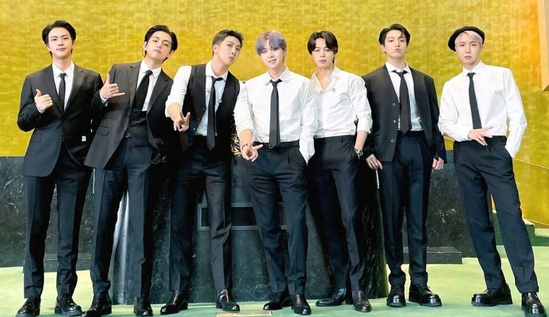 Integrantes do BTS fazem discurso na ONU sobre o futuro da geração