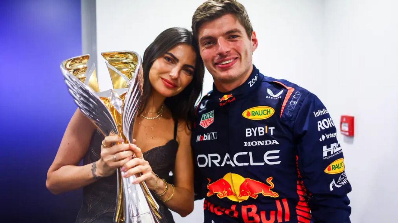 Max Verstappen e Kelly Piquet celebram o nascimento da primeira filha do casal