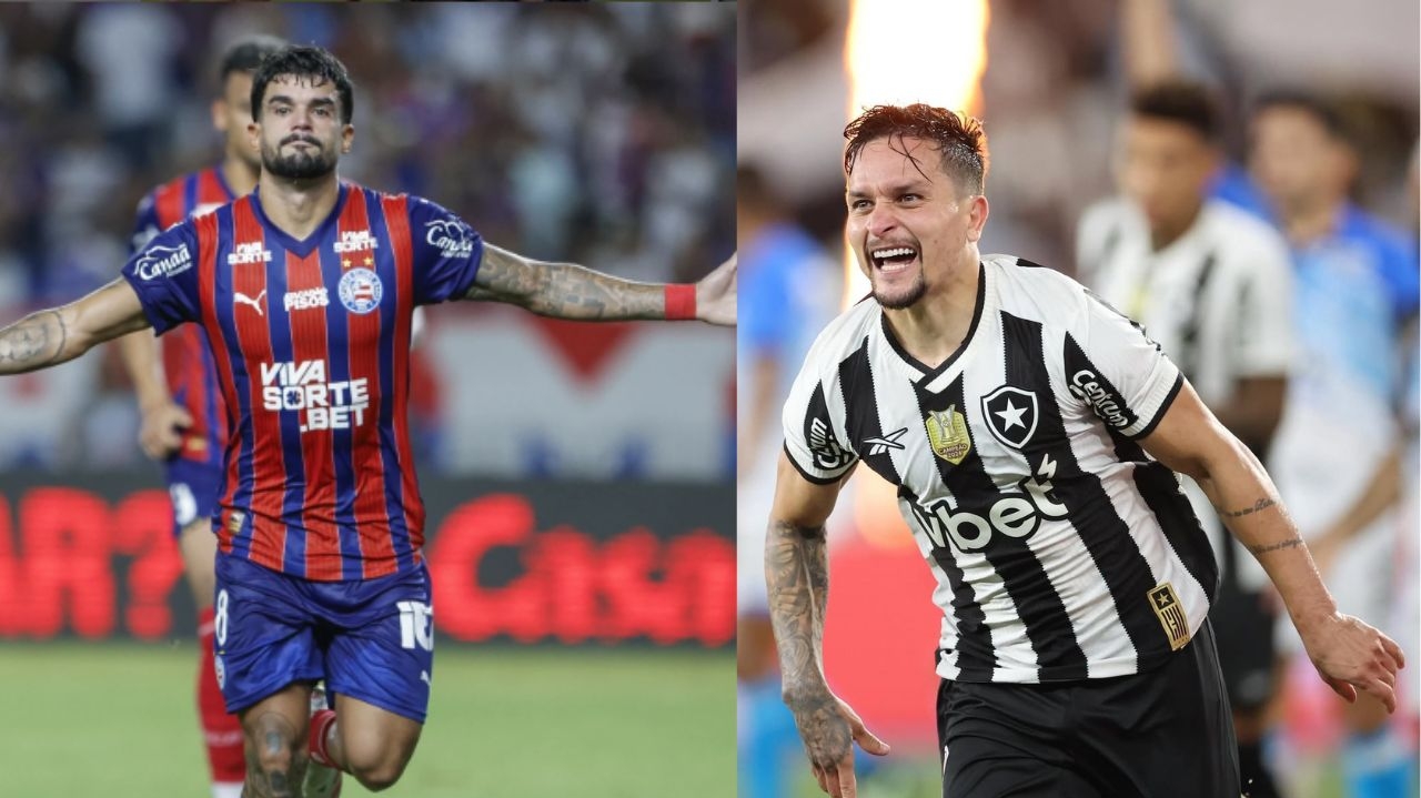 Embalados por últimas vitórias, Bahia e Botafogo duelam por mais três pontos no Brasileirão