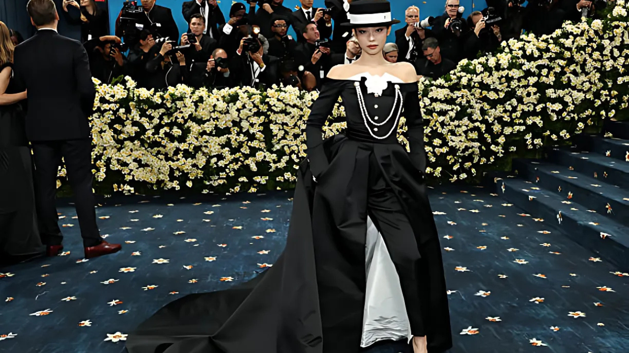 Met Gala 2025: Jennie marca presença com vestido sob medida da Chanel