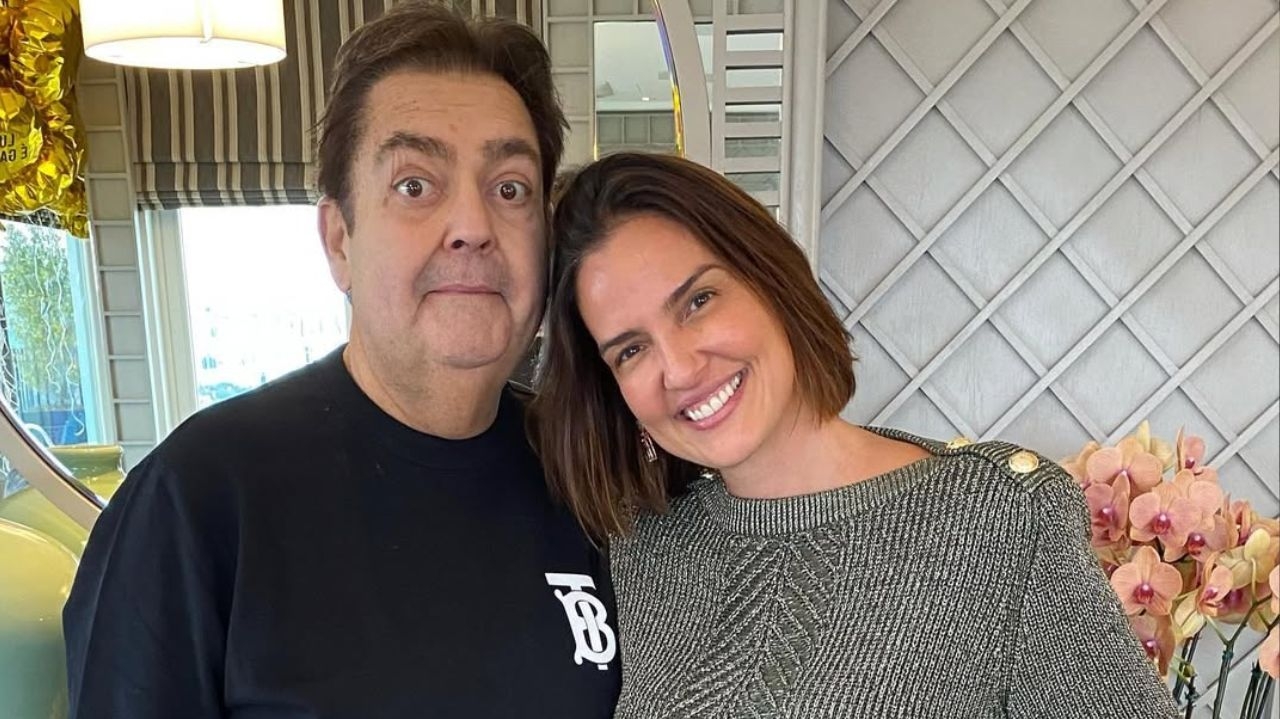 Faustão participou de programa com Celso Portioli e emocionou com homenagem à esposa