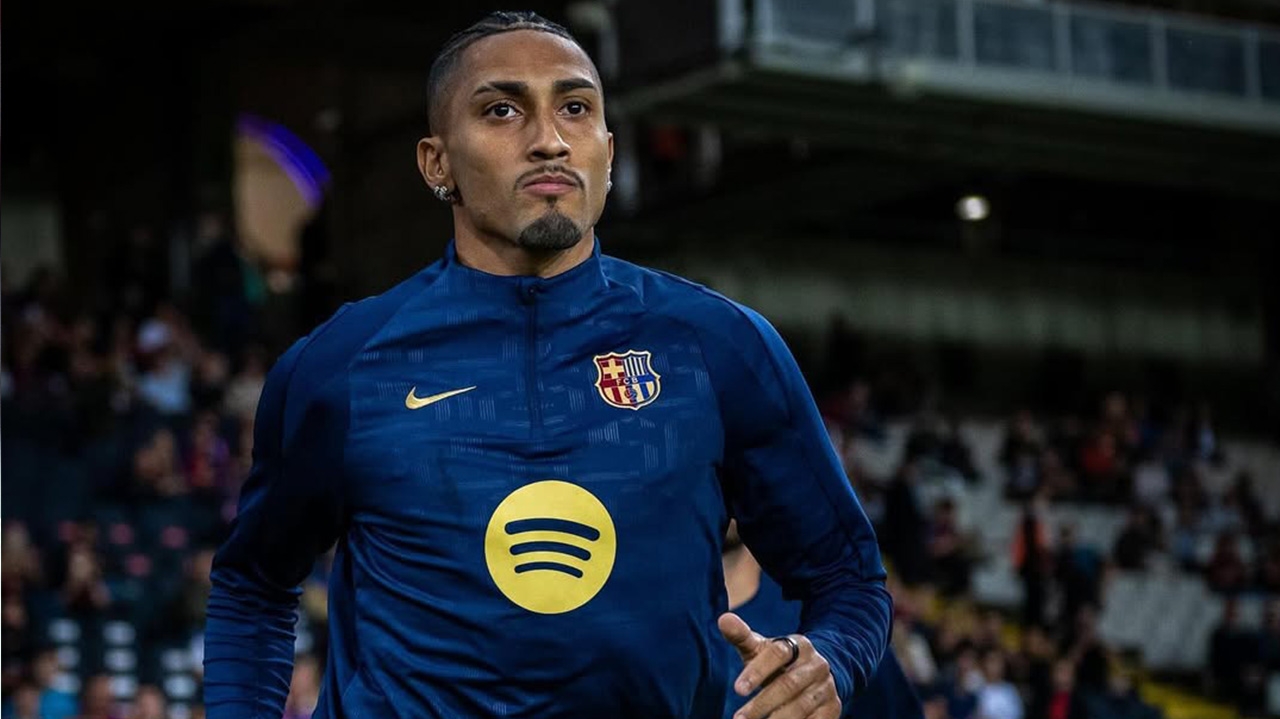 Raphinha se aproxima de renovação com o Barcelona até 2029