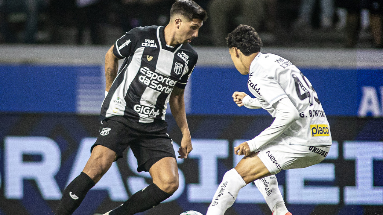 Santos e Ceará fazem jogo morno e empatam no Allianz Parque