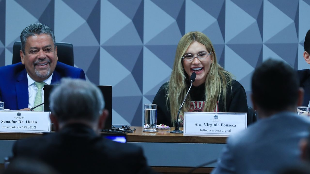 Virgínia Fonseca nega “cláusula da desgraça” e admite bônus por lucro em audiência da CPI das Bets