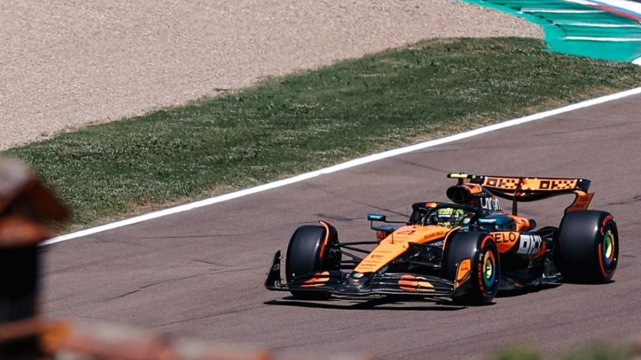 Lando Norris comanda 1-2 da McLaren no terceiro treino livre da Emilia-Romagna