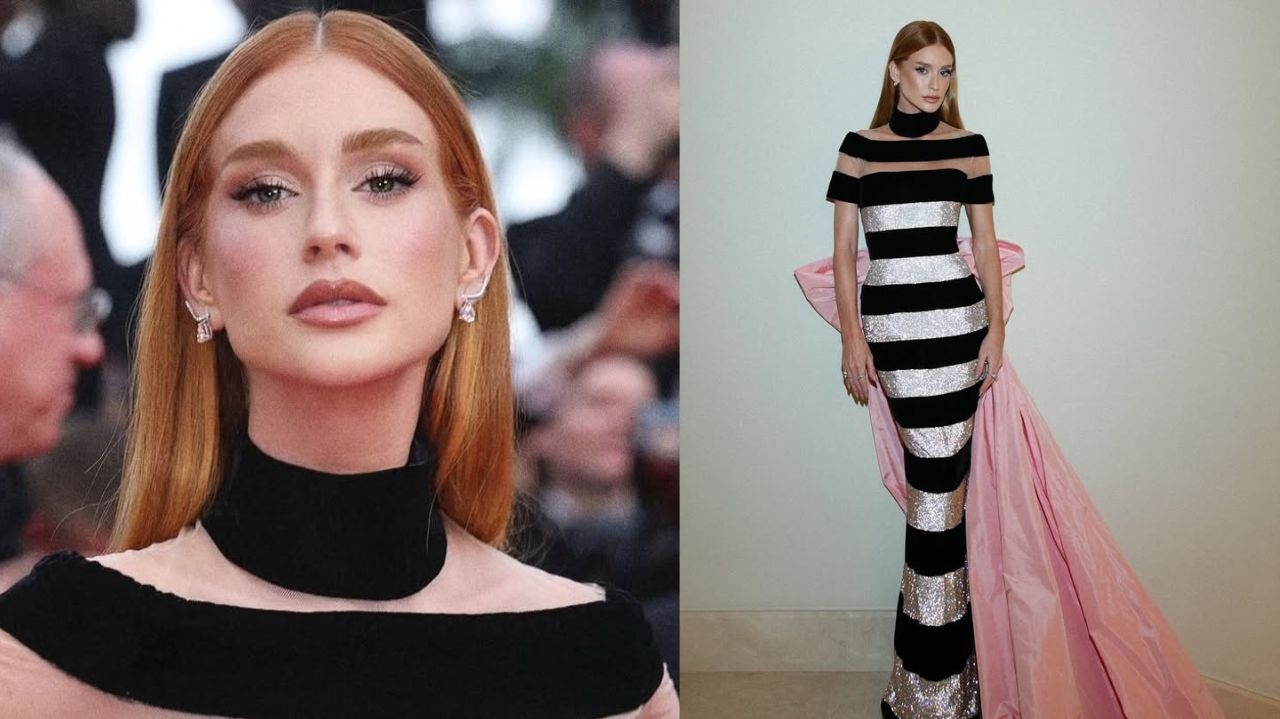 Marina Ruy Barbosa usa vestido de R$ 80 mil em Cannes
