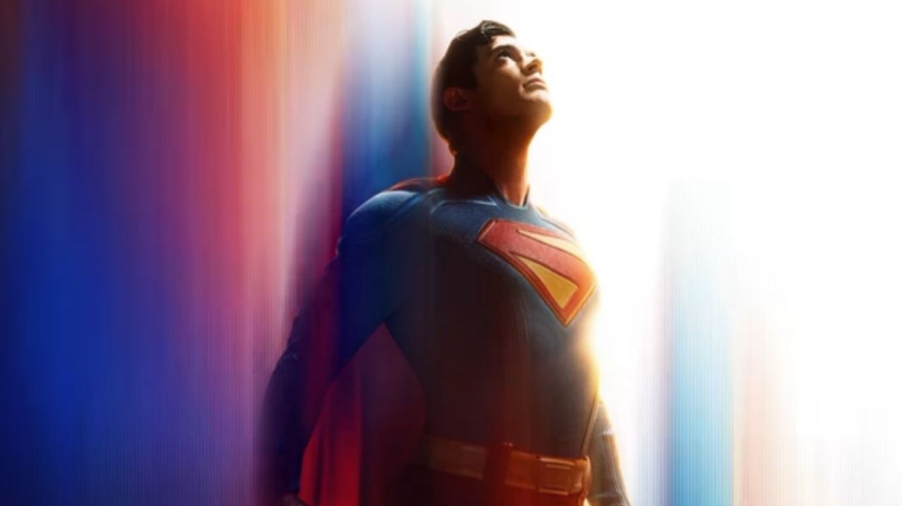 David Corenswet brilha em novo pôster de “Superman” divulgado por James Gunn